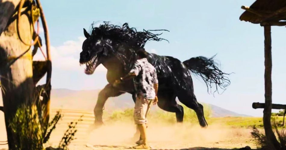 CAVALO!  Tom Hardytrailer de Venom 3 A Última Rodada horse A Geleia