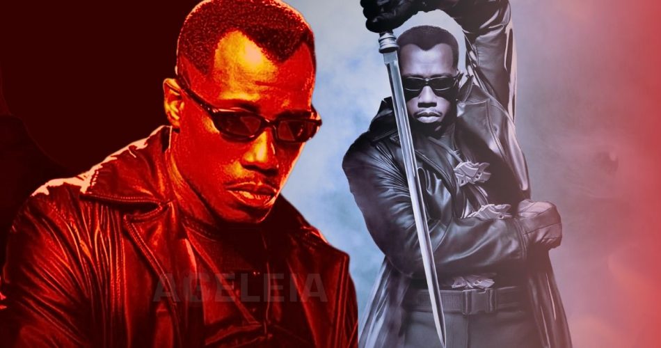 Blade Wesley Snipes Capa Montage Filme A Geleia